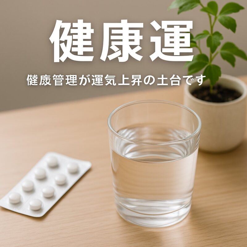 健康運|健康管理が運気上昇の土台